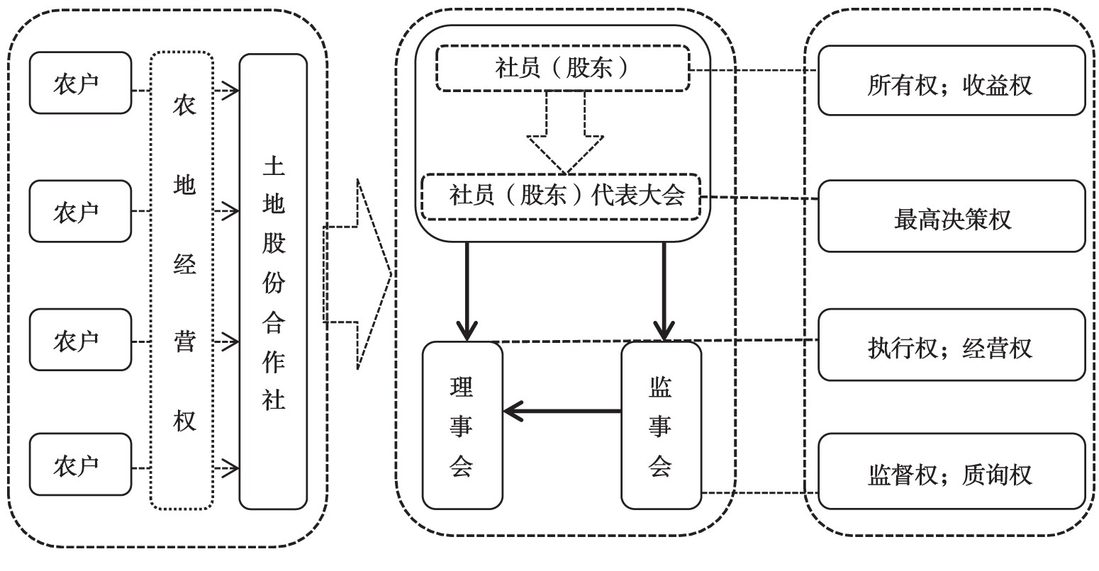 林寨村土地股份合作社组织架构与运行机制